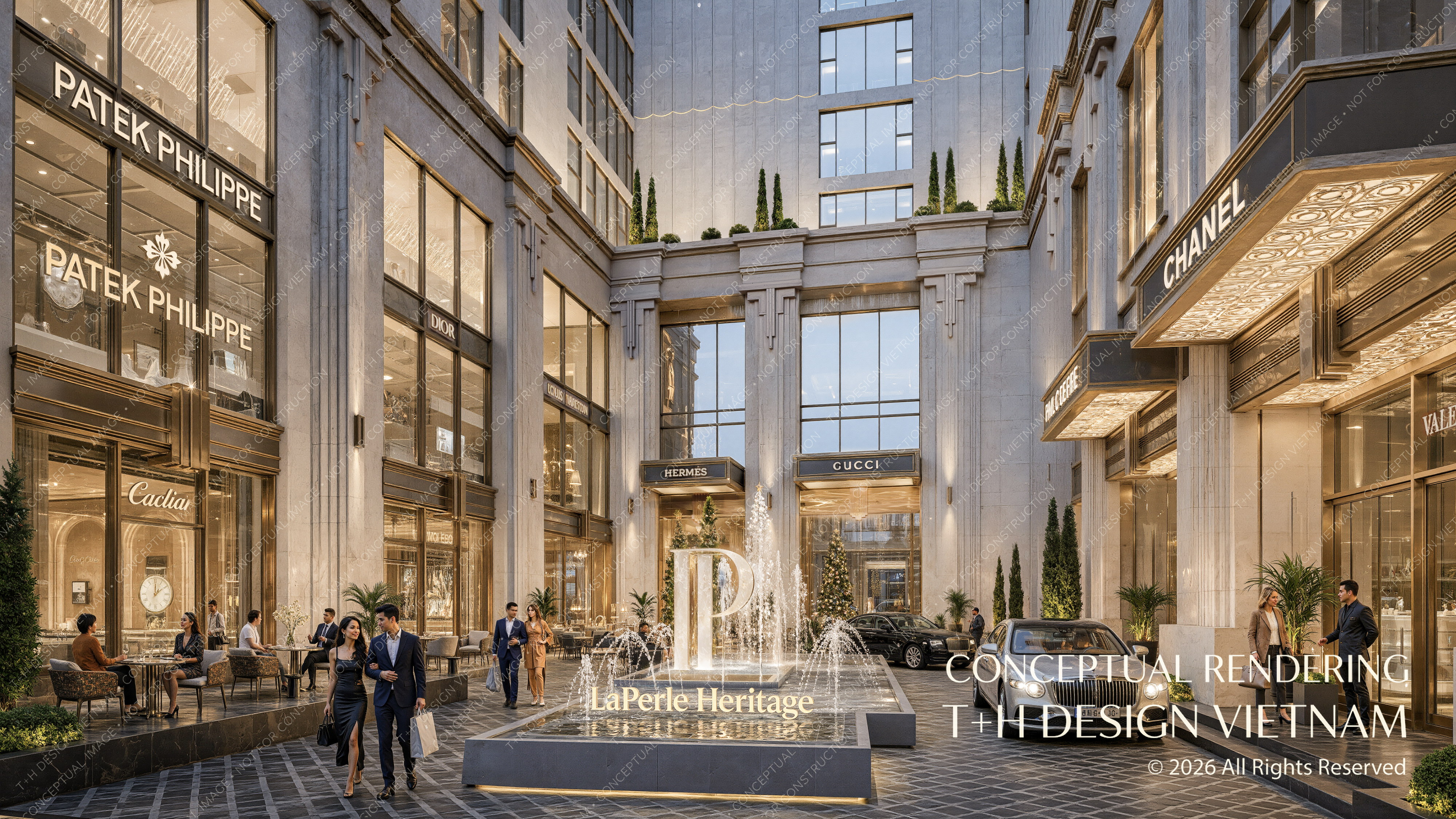 The Golden Atrium & Haute Couture Boulevard